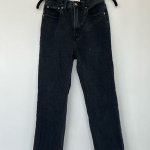 abercrombie ankle straight ultra high rise